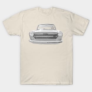 Austin 1300 GT AD016 1970s British classic car T-Shirt